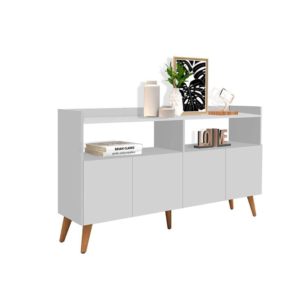 Buffet Intense 4 Portas 2 Nichos Retrô Oliart