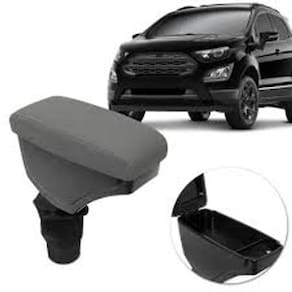 Apoio de braço Ecosport sintético cinza s/costura 2013-2017