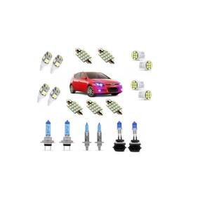 Led`S + Farol Kit Completo Hyundai I30 Super Brancas Inmetro