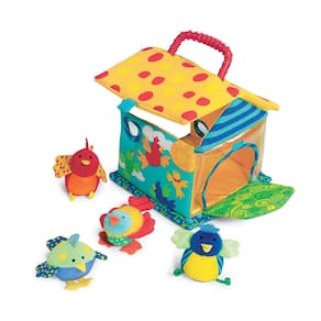 Brinquedo Soft Activity Manhattan Toy Put and Peek Birdhouse