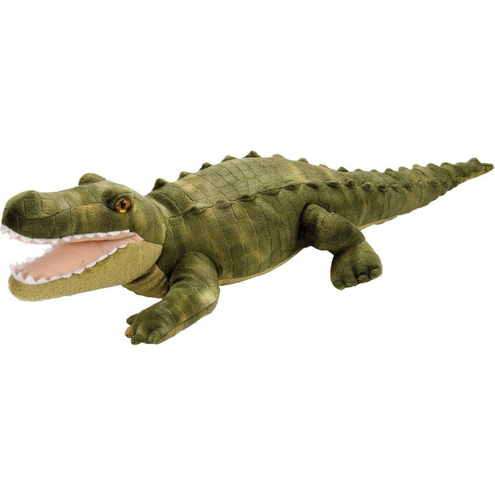 Brinquedo de pelúcia Wild Republic Green Alligator Cuddlekins 58 cm