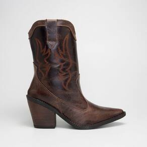 Bota Country Western Feminina Couro Personalizada