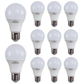 Kit 10 Lâmpadas Led Bulbo A60 15W E27 Bivolt 6500K Frio