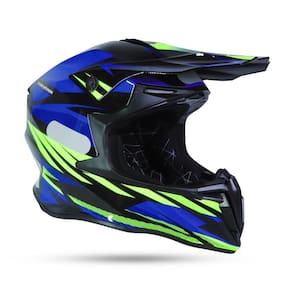 Capacete Ims Revo Azul/Preto Trilha Enduro Motocross