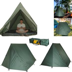 Barraca Canadense Camping 5 Pessoas Coluna D’água 2000mm Verde Nautika Tenda Impermeável