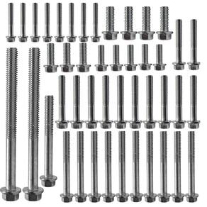 Kit Jogo 45 Parafusos Cromados Motor Biz Pop 110 2016 A 2024