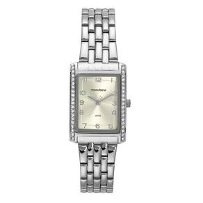 Relógio MONDAINE feminino analógico prata 32781L0MVNE2