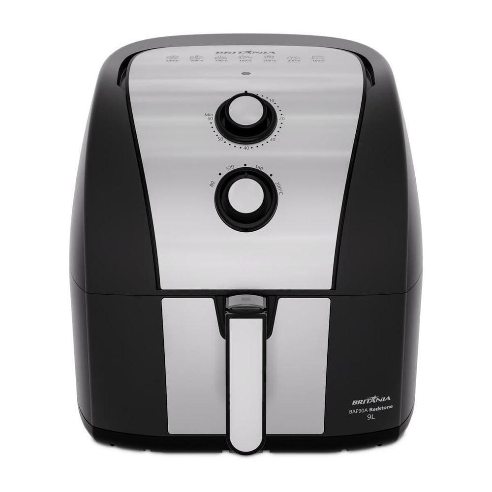 Air Fryer Britânia 9L 2000W Antiaderente Redstone BAF90A 220V