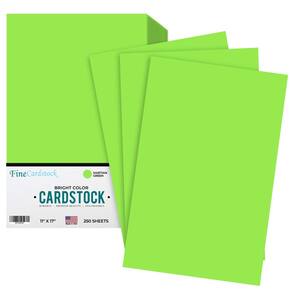 Papel cartolina, impressão superfina, 250 folhas, 65 libras, 11x17