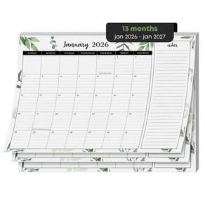 Calendário de mesa S Impressão superfina 2026 anos 21,6 x 27,9 cm