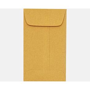 Envelope de moedas S Impressão superfina marrom Kraft #7 (9 x 16 cm)