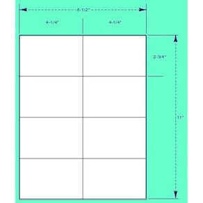 Labels S Superfine Printing, 4,25 x 2,75 polegadas, pacote de 50 folhas