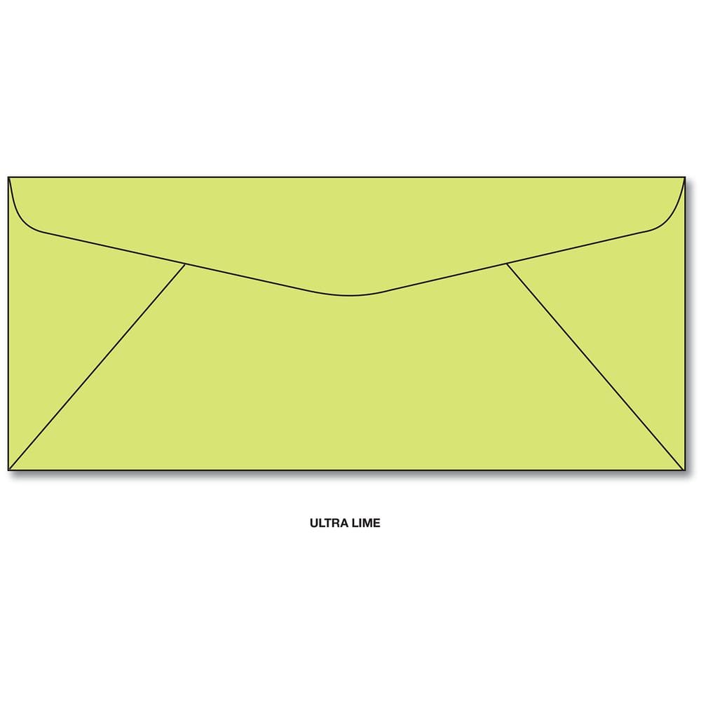 Envelopes S Superfine Printing Ultra Lime #10, pacote com 100