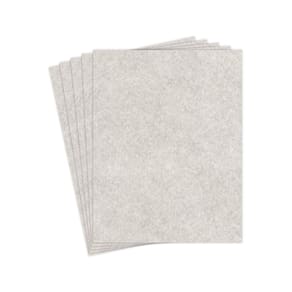 Papel de pergaminho S, impressão superfina, cinza, 8,5 x 11”, 24 libras, 50 folhas