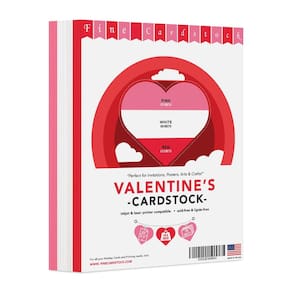 Papel cartolina, impressão superfina, Dia dos Namorados, 100 folhas