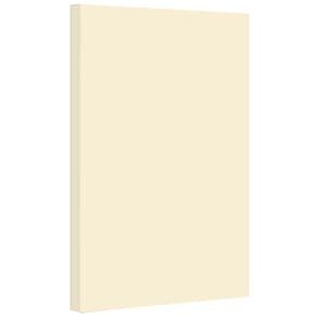 Cardstock S, impressão superfina, creme, cor pastel, 67 libras, 11x17