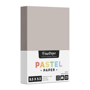Impressão superfina Paper S 8,5 x 5,5, meia letra, 64 g/m2, 250 unidades