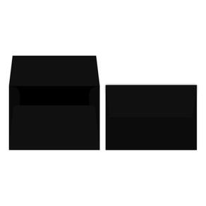 Envelopes S Superfine Printing Eclipse Black A7 13x18cm, pacote com 50