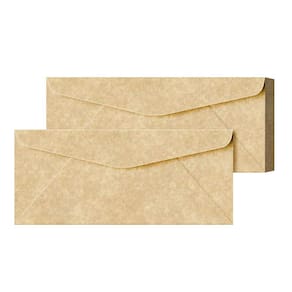 Envelopes comerciais S, impressão superfina, pergaminho envelhecido #10 4x9,5