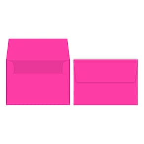 Envelopes S Impressão superfina A7 Cor brilhante Fúcsia x cm