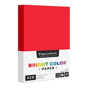 Papel colorido S: impressão superfina de 11 x 17 polegadas (100 folhas)