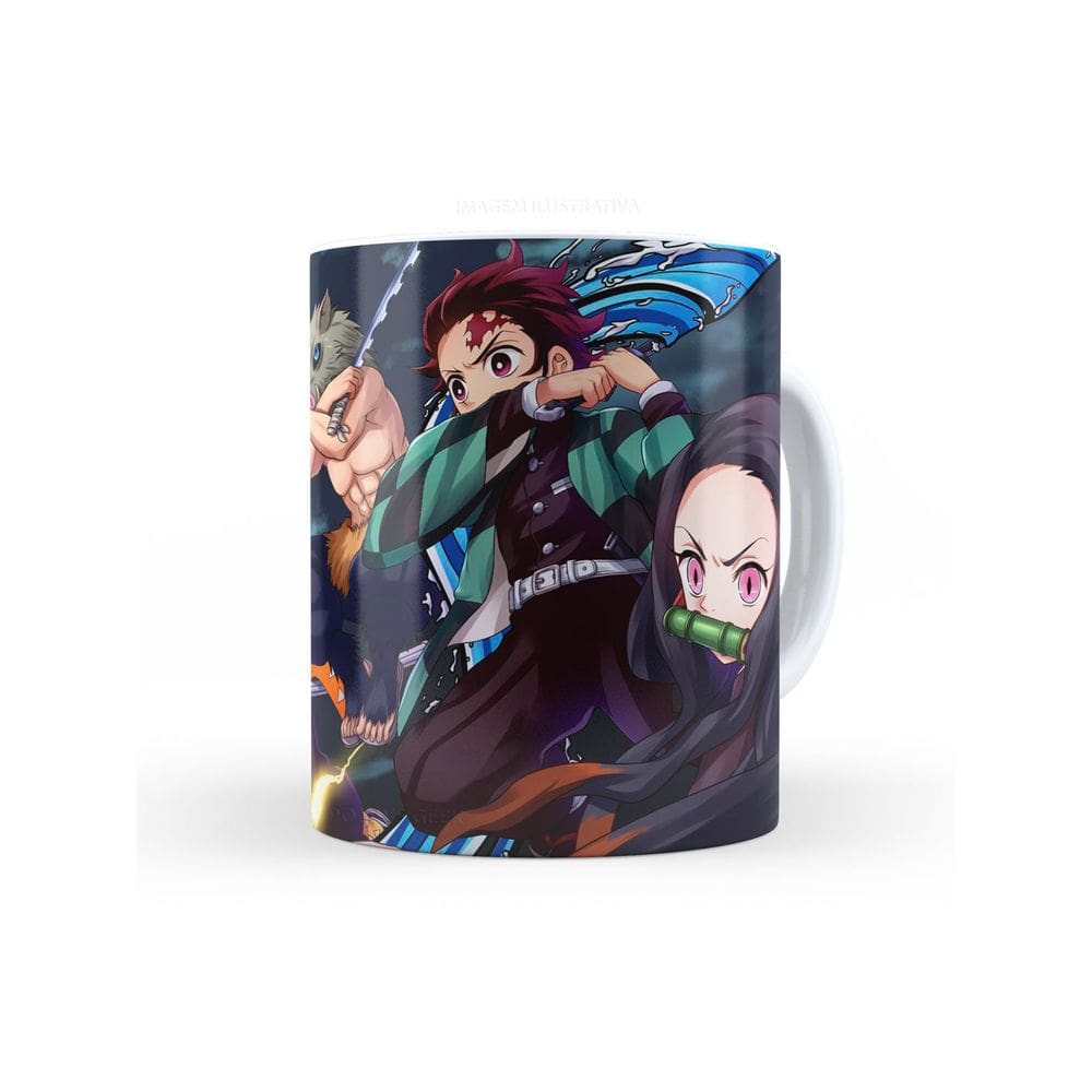 Caneca de ceramica Kimetsu no Yaiba 325 Ml