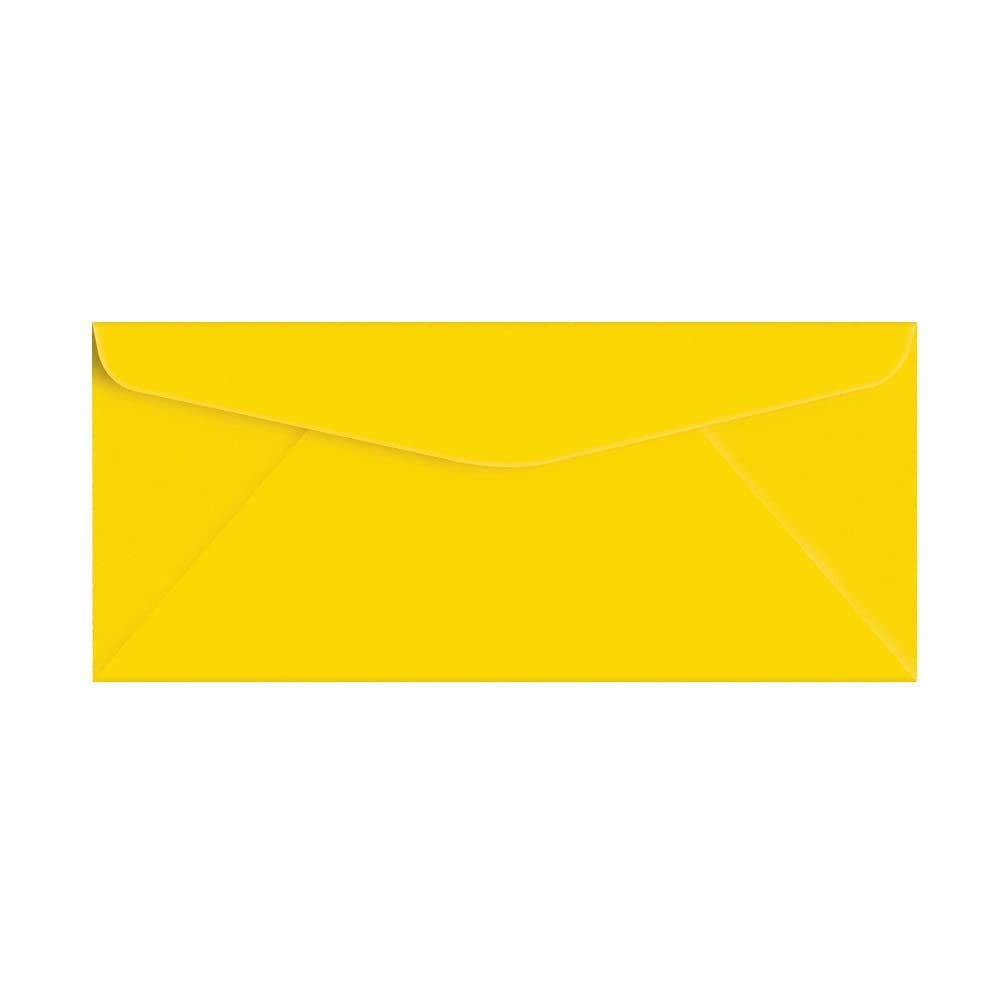 Envelopes S Superfine Printing Sun Yellow #10 4,125 x 9,5, pacote com 50