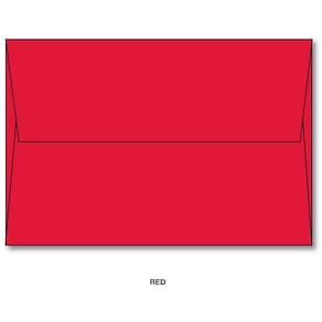 Envelope S Superfine Printing A6 Brite Hue Christmas Red, pacote com 25