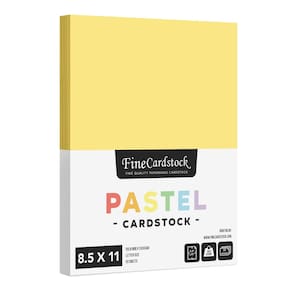 Papel de cartolina S Impressão superfina 8,5 x 11 (163 g/m2) 50 folhas