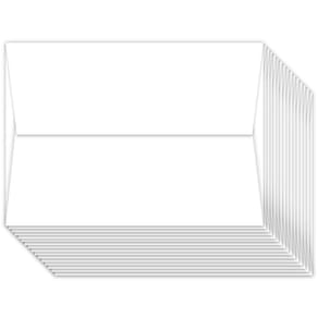 Envelopes S Superfine Printing A7 5,25 x 7,25 polegadas 50 brancos