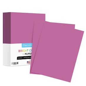Papel colorido S Impressão superfina 8,5 x 11 roxo 500 folhas