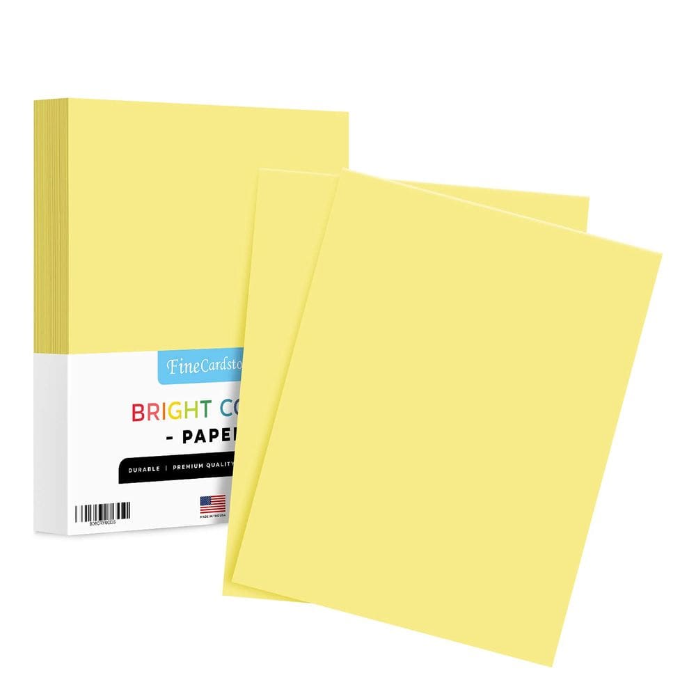 Papel colorido S Impressão superfina 8,5 x 11 polegadas - 100 folhas