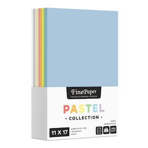 Papel colorido S: impressão superfina, pastel variado, 225 folhas