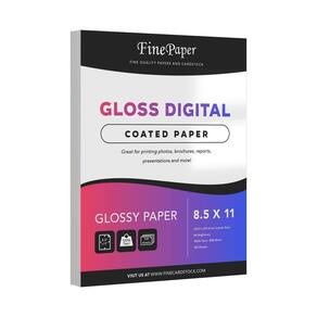 Impressora: papel S, impressão superfina, frente e verso, brilhante, 100 folhas