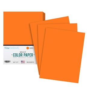 Impressão superfina de papel colorido Cosmic Orange A4 100 folhas