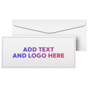 Envelopes comerciais S Superfine Printing #9, pacote com 50