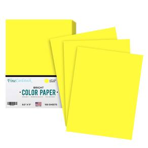 Papel colorido S Superfine Printing Lift-Off Lemon A4 100 folhas