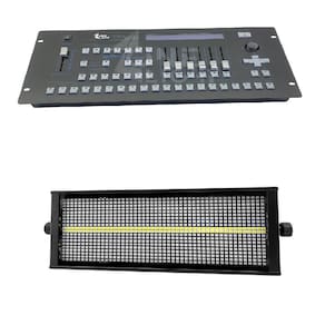 Kit 2 Strobo De Led Rgb+W 1000W + Mesa Dmx Pilot