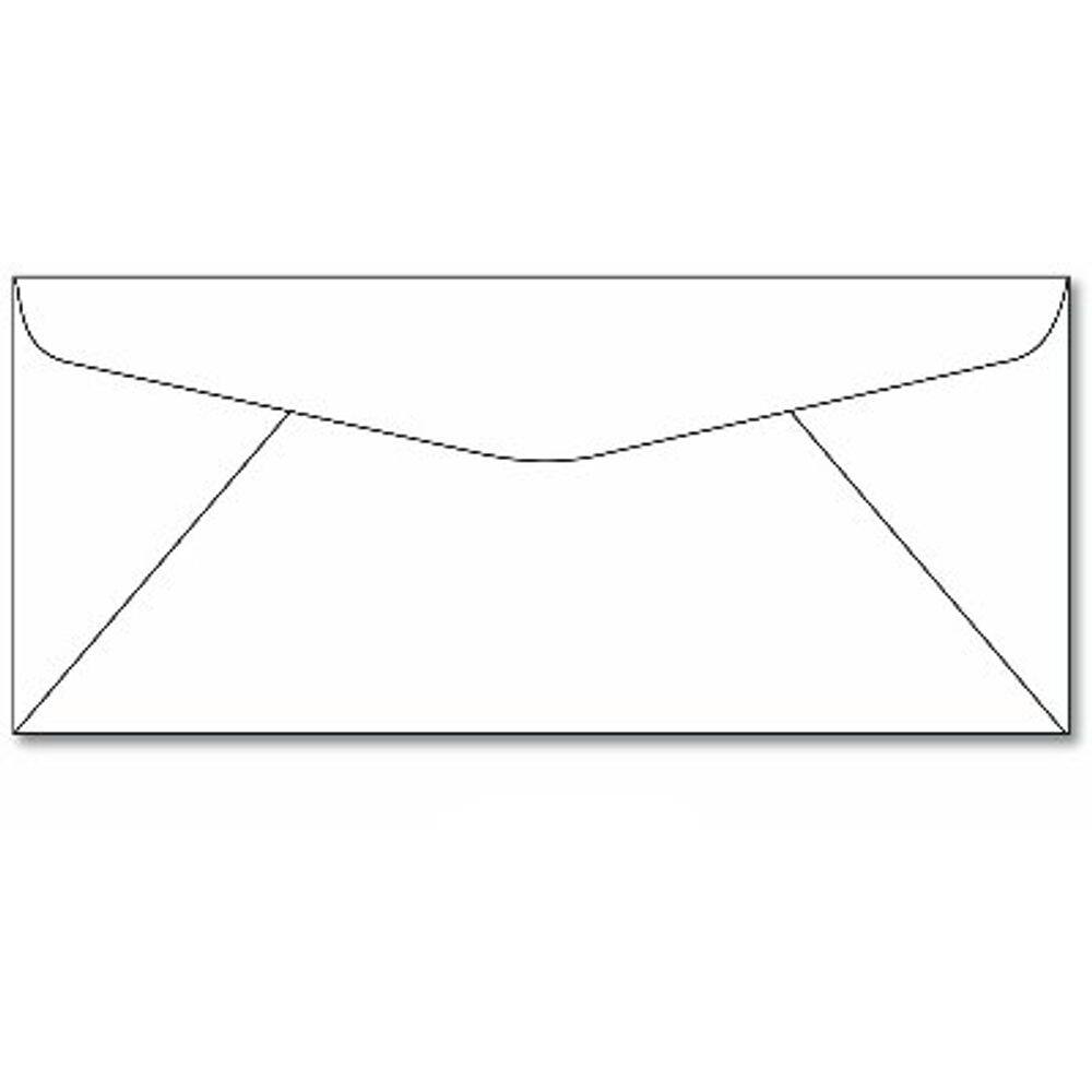 Envelopes comerciais S Superfine Printing #10, pacote com 50