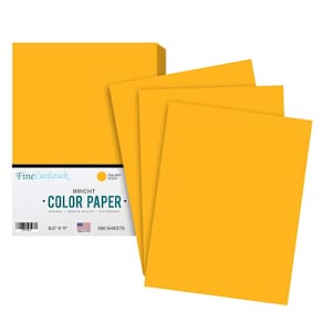 Impressão superfina de papel colorido Galaxy Gold 8,5x11 100 folhas