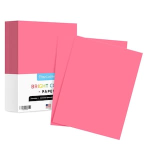 Papel colorido S Impressão superfina rosa claro 8,5x11 90gsm