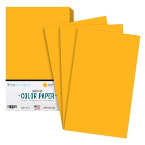 Impressão superfina de papel colorido Galaxy Gold 8,5x14 100 folhas