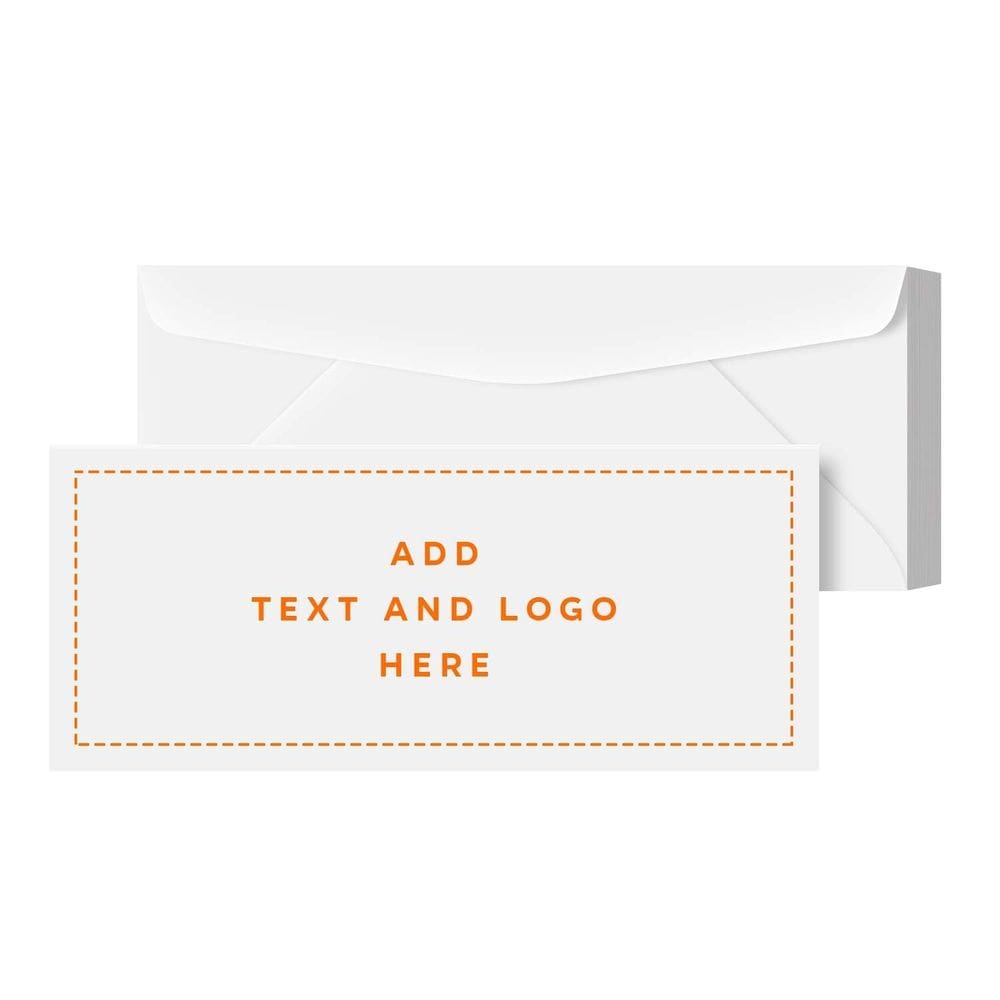 Envelopes comerciais S Superfine Printing #10, pacote com 50
