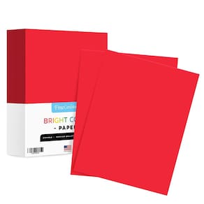 Papel colorido S Impressão superfina 8,5 x 11 polegadas - 1 resma