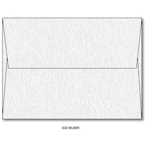 Envelopes em metal `Ice Silver` A7 100 118 g