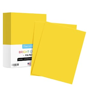 Papel colorido S Impressão superfina Solar Yellow A4 90gsm