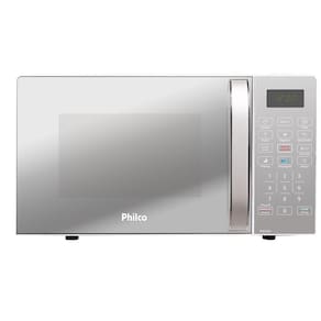 Micro-ondas 20L Philco Espelhado Limpa Fácil 1100W PMO23EB 220V