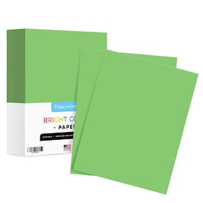 Papel colorido S Impressão superfina 8,5x11 verde limão 500 folhas
