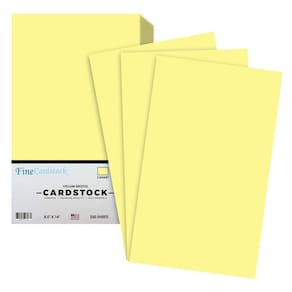 Papel de cartão S: impressão superfina, amarelo canário, 67 libras