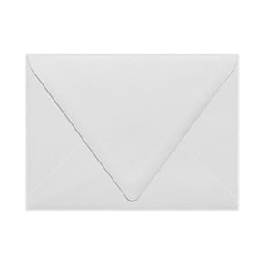 Aba de contorno branca de impressão superfina Envelope S A2 4,38x5,75